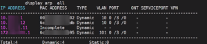 SmartAX MA5800-X2 Cannot ping the ONT-1